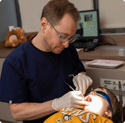 A pediatric dental