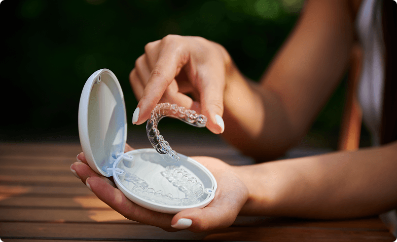 Clear aligners for a teenage patient