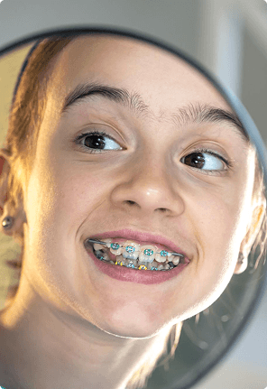 A young patient at a dental check-up