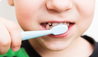 Silver diamine fluoride applied to a tooth