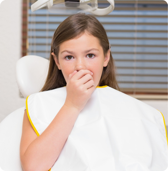 A young patient during a gentle dental check-up