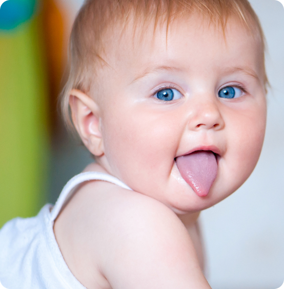 A young patient during a gentle dental check-up